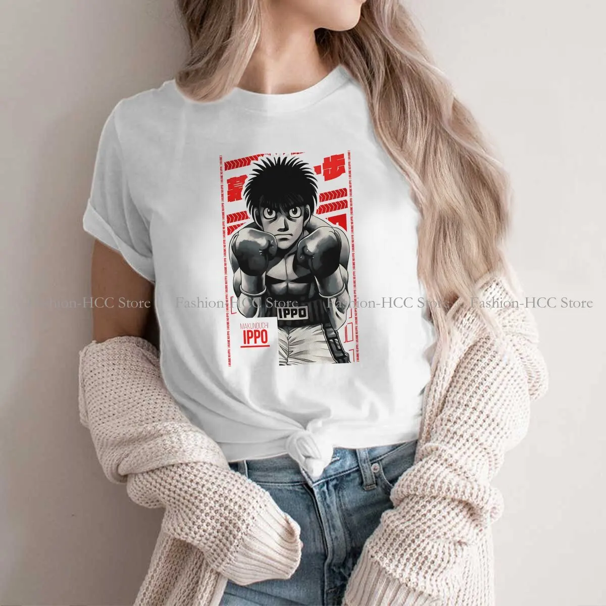 

Cover Series Round Collar TShirt Hajime No Ippo KBG Funny Cotton Basic Polyester T Shirt Woman's Clothes New Design