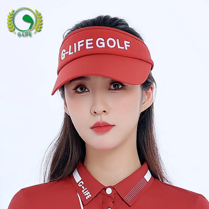 GLIFE Golf Hat Women's Sunscreen Empty Top Tennis Cap Outdoor Sports UV Protection Running Golf Caps for Ladies