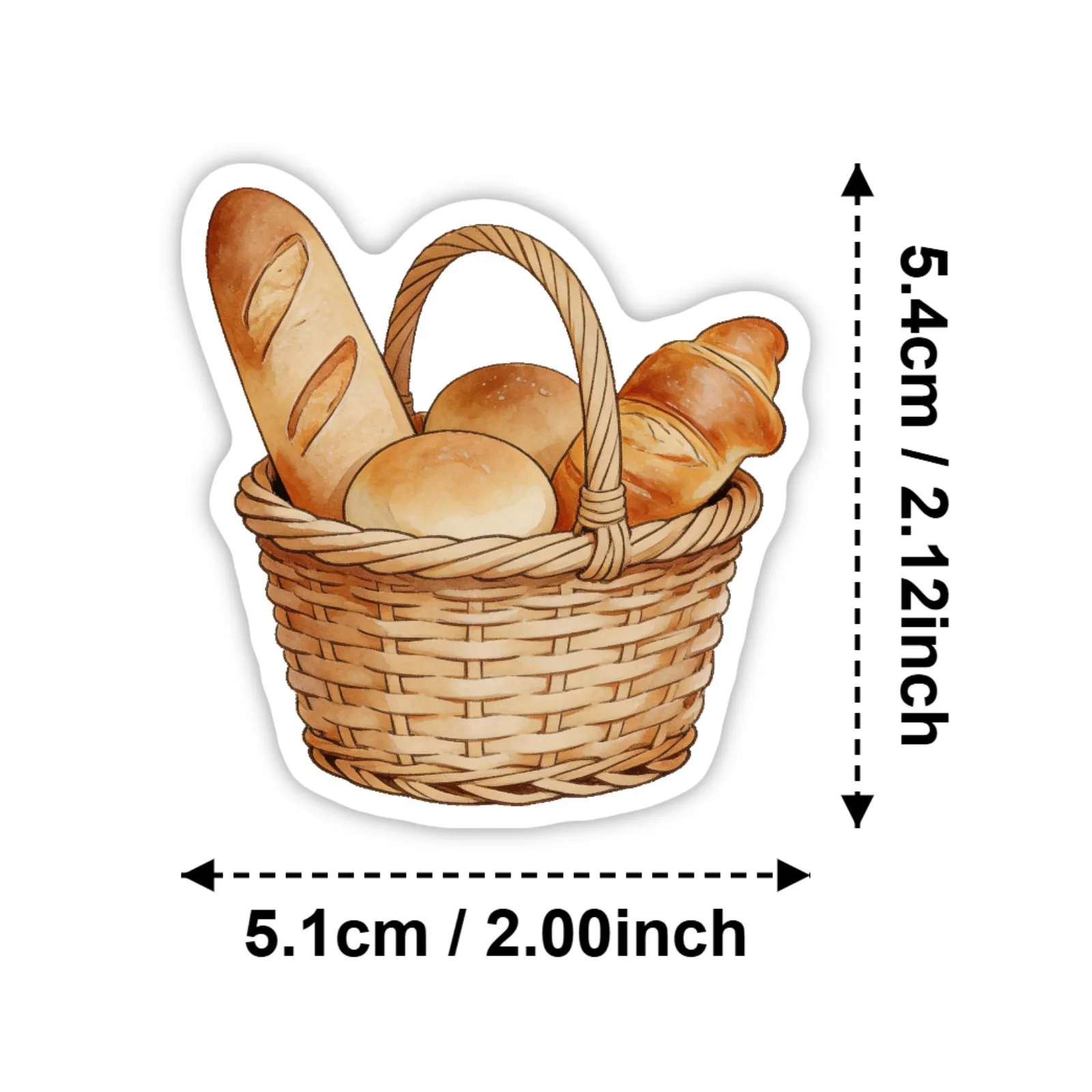 50Pcs 빈티지 일상용품 식품 믹스 스티커 반복 없음 방수 데칼 전화 기타 피아노 보관 상자 냉장고 스크랩북