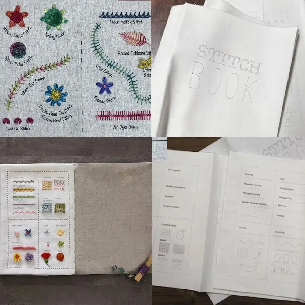 DIY Stitch Book Embroidery Sewing Books for Beginners Adult