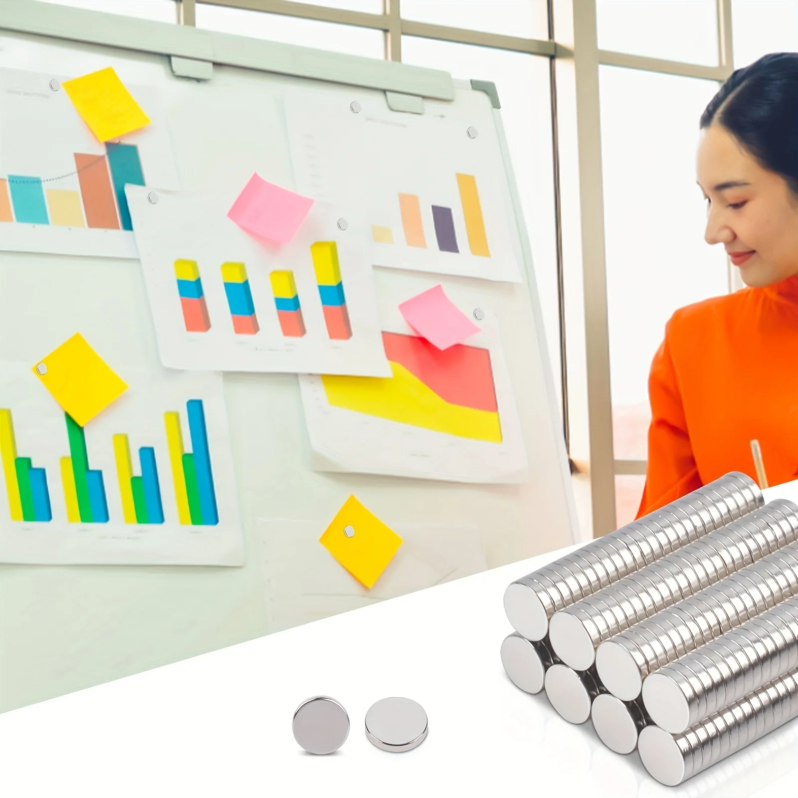 Ultra-Thin Magnets Set - Versatile Diameter Options