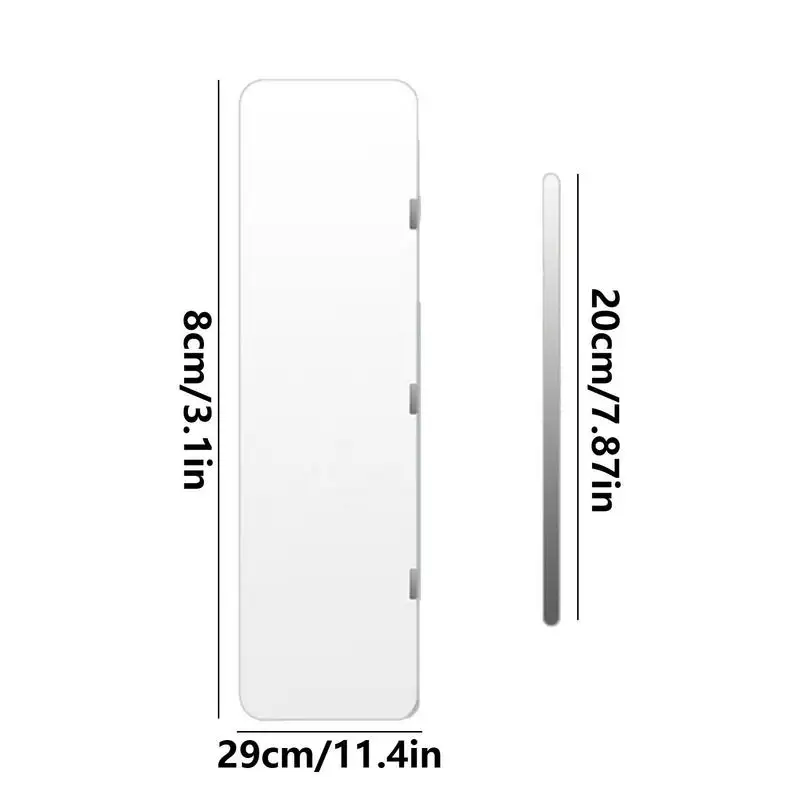 1PC Dry Erase Magnetic Monitor Message Memo Board For Sticky Notes Tabs Phones PC Screen Computer Monitors Side Panel Planner