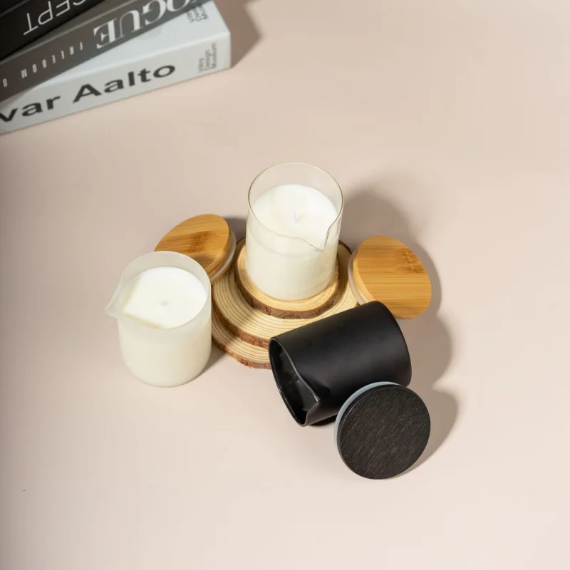 Factory Cross-Border Hot Selling Household High-Grade Candle Low Temperature Soy Wax Glass Aromatherapy Candle Holiday