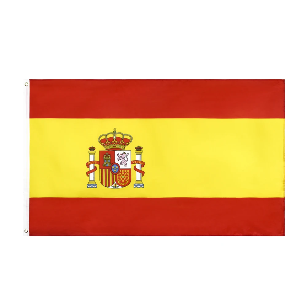 

FLAGJM 90x150cm Spain Super Poly Football Indoor Outdoor Polyester Flag For Decoration