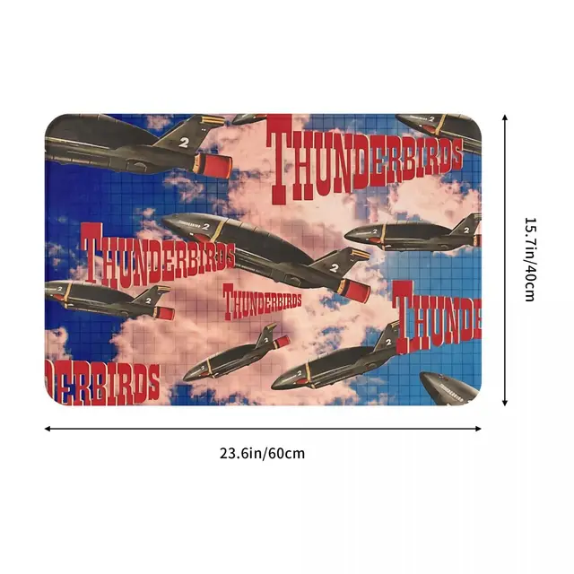 Nem Csúszás Nélküli Ajtó-Mormat Konyha Szőnyeg Thunderbirds 2, Folyosó Szőnyegbejárati Ajtó Otthoni Dekoráció - Image 3