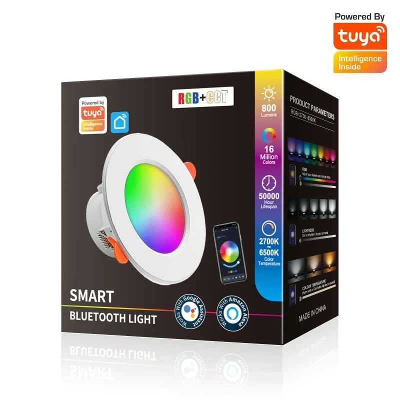 LED Downlight 10W 15W Smart RGB CW AC85-265V