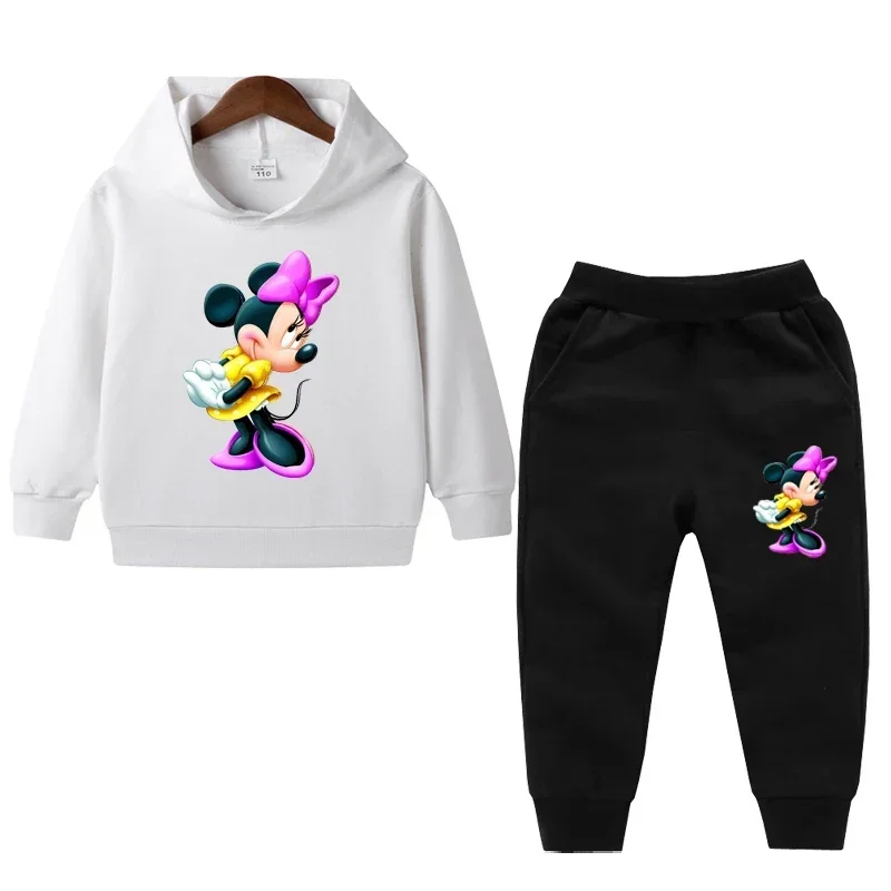 thumbnail image 1 of Ropa de primavera para niños, suéter con capucha de manga larga para niñas de Frozen Elsa, conjunto de 2 piezas de sudadera y pantalón para niños pequeños, 1 of 5
