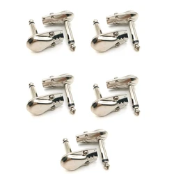 1/4 Inch Right Angle Plugs TS Mono Flat Low Style For Speaker Cables, Patch Cables 1/4 Inch Phono 6.3Mm Phone Plug - 10 Pack