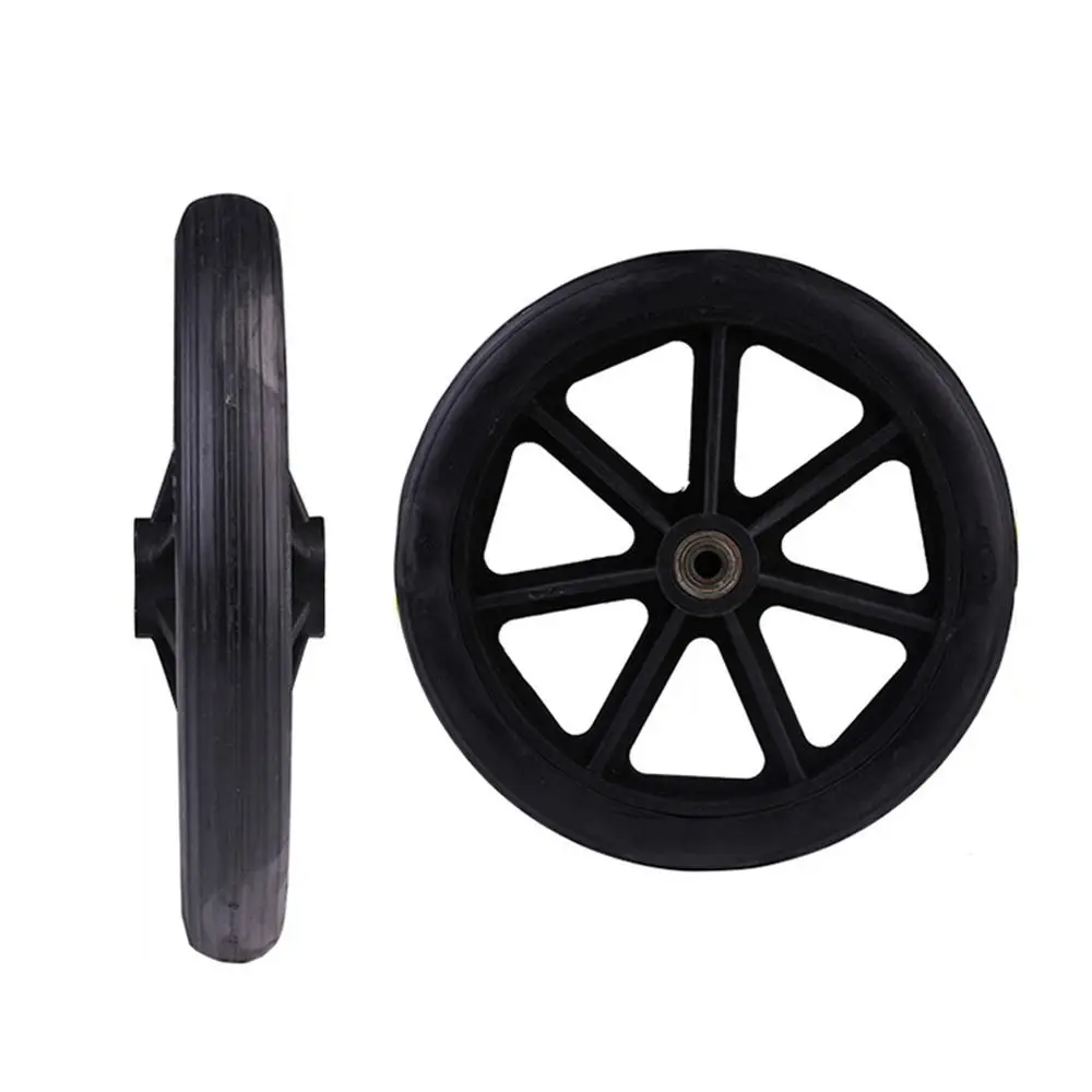Anti-Slip 6-Inch Solid Rubber Tire for Carts, Wheelchairs, and Trolleys