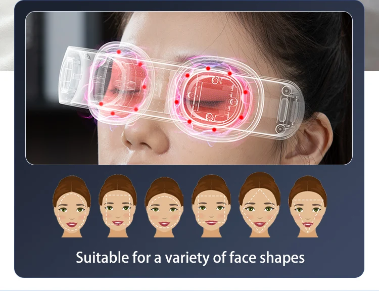 Eye Massage Device 4.5W Cold Hot Compress Dual Type-C Intelligent Visual Display 3-level Adjust Low decibel Relieve Eye Fatigue 10