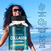 6438-2293e9.jpg Powerful Marine Collagen - With Hyaluronic Acid, Biotin & Blueberry - 1400mg Complex-Hydrolyzed Type 1-With Vitamins & Minerals