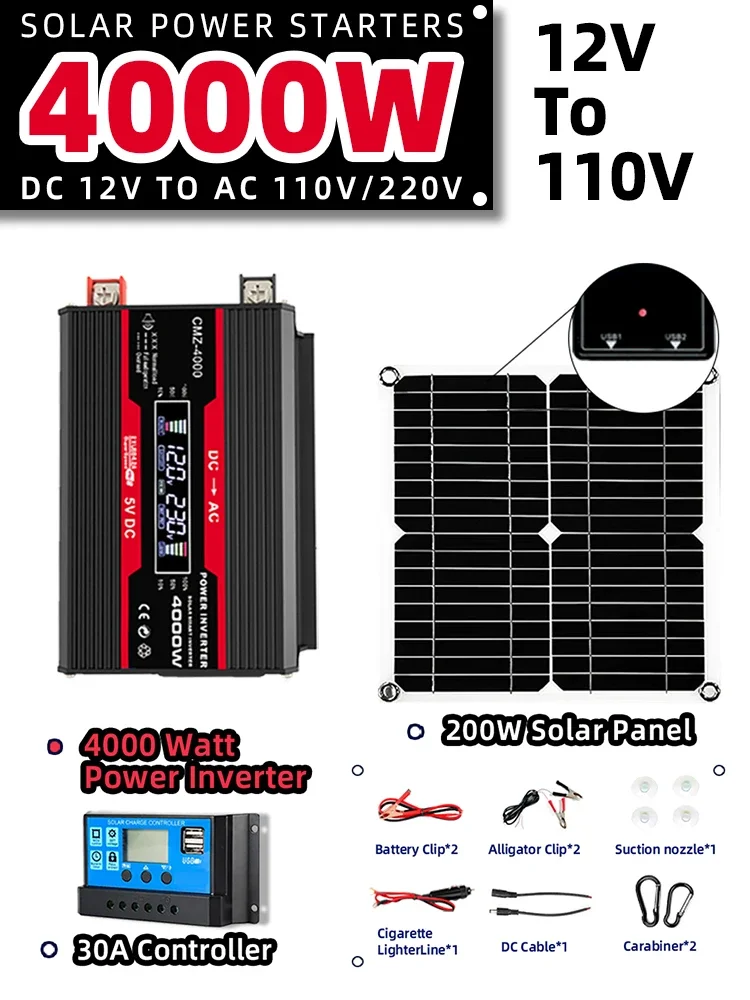 4000W 110V Black