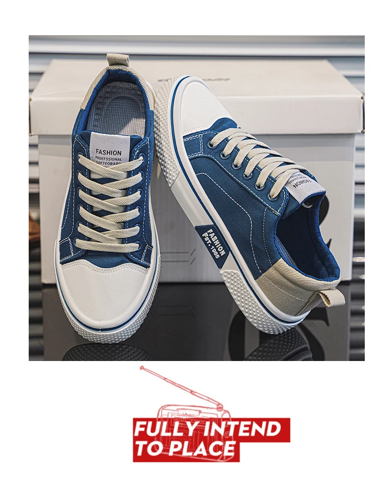 Men's Casual Canvas Shoes Detail 6