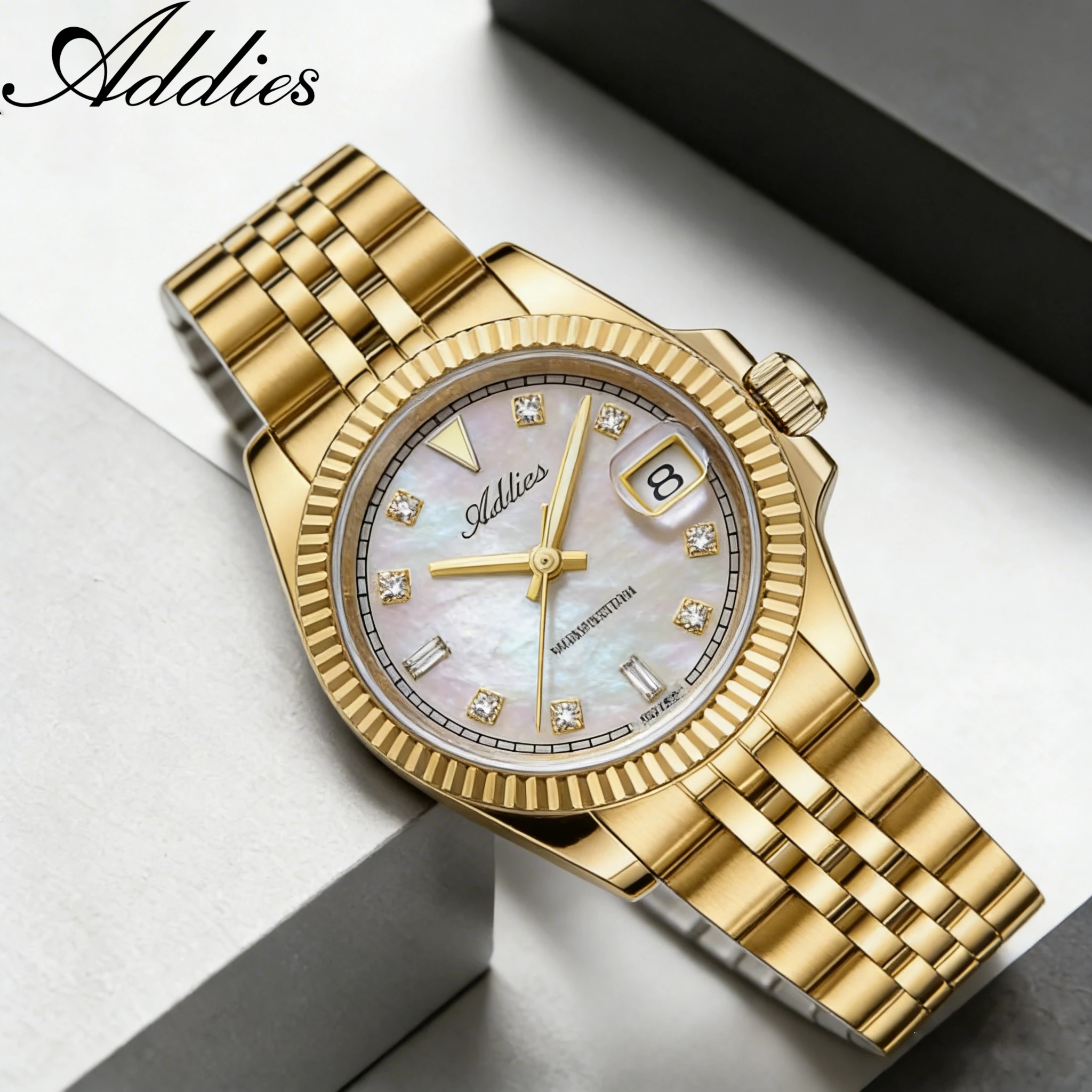ADDIES 585 Quartz Women's Watches Sapphire Glass 5Bar Waterproof 316L Stainless…