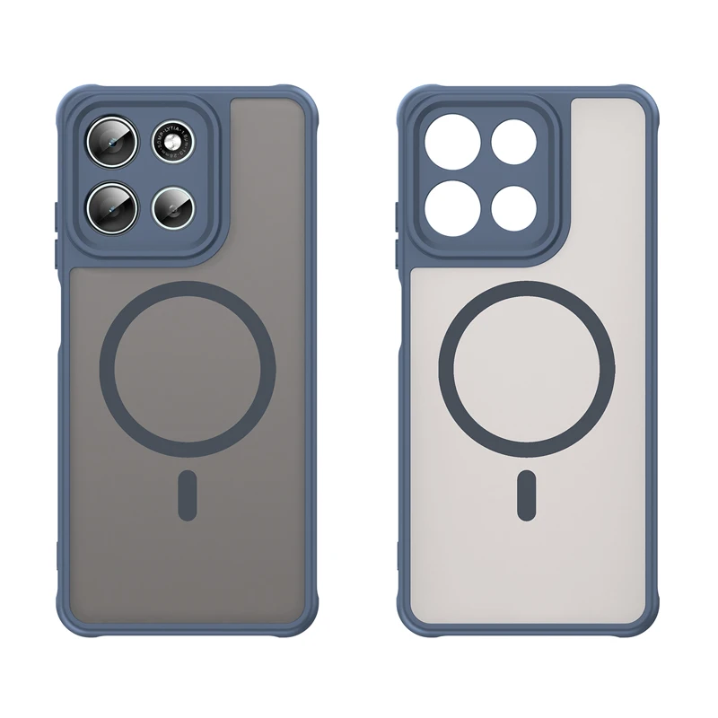 Magnetic Translucent Frosted Matte Waterproof Protective Phone Case