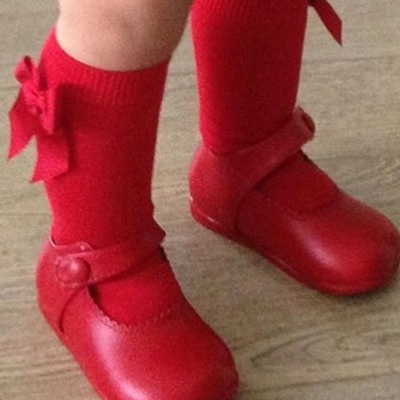 Baby Limited time cheap sale Girls Socks Direct stock discount Autumn Toddler Big Sock Bow Knee Long Soft High