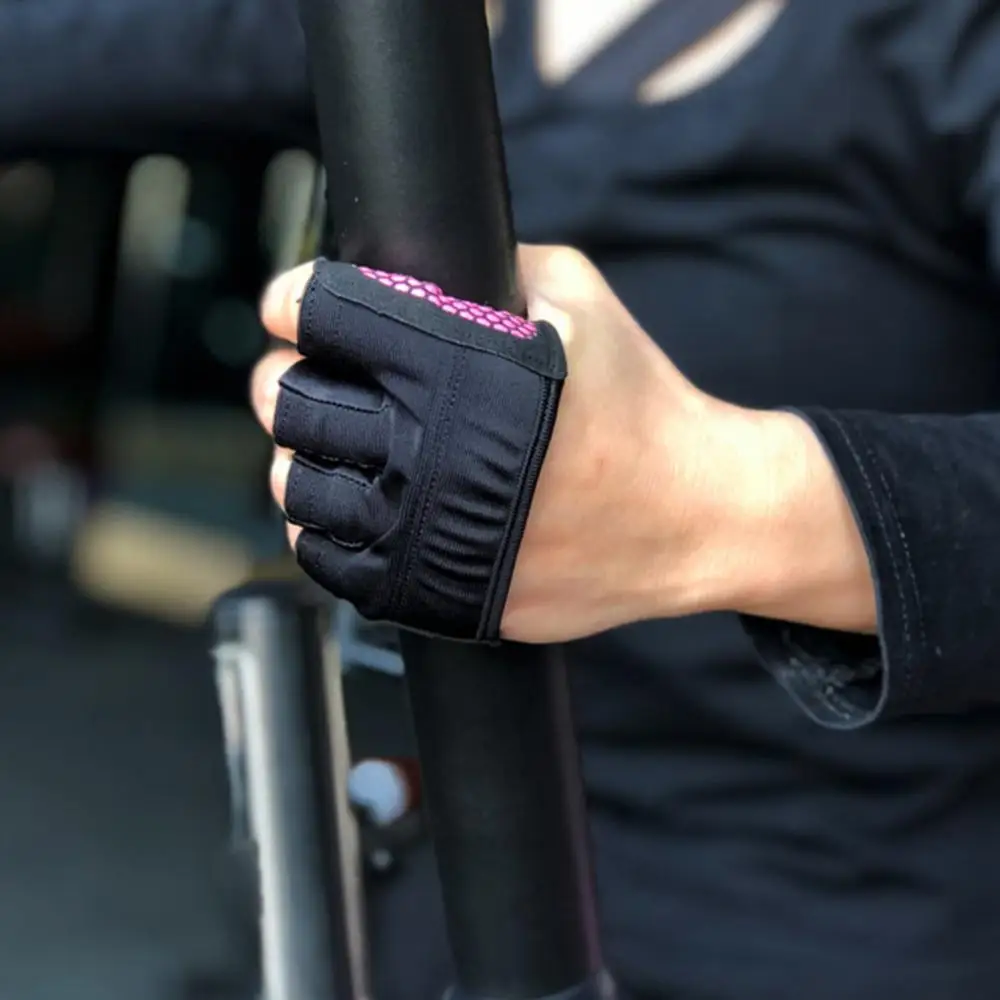 Four Finger Women Workout Gloves Soft Breathable Comfortable Fitness Gym Yoga Exercise Hand Palm Protector 헬스 장갑 6