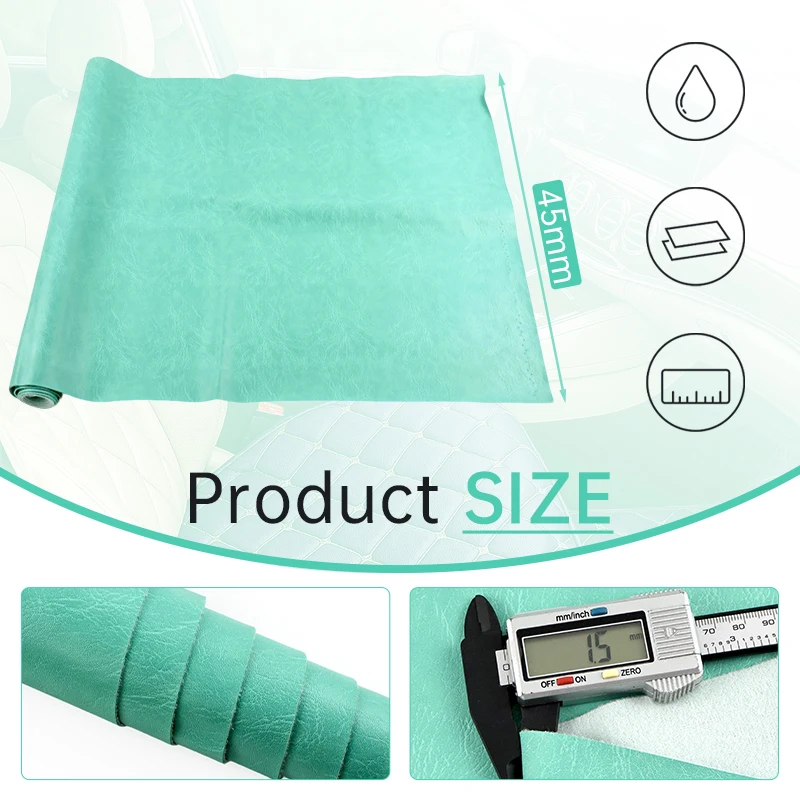 미티 50cm*138cm 인조 PU 자동차 내장 가구용 소프트백 원단 방수 인조 가죽 원단 DIY 재봉 액세서리