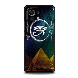 Sacred Eye of Horus Egypt Fresco Phone Case - Artistic Protective Cover for Xiaomi Mi 11 Lite (A1)