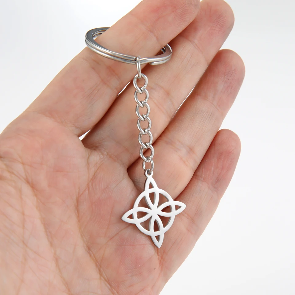 Accessoire Clé Voiture Tendance Porte-clés Squelette Dreamtimes - Langue Des Signes - Acier Inoxydable - Cadeau Original Porte-clés Squelette Design