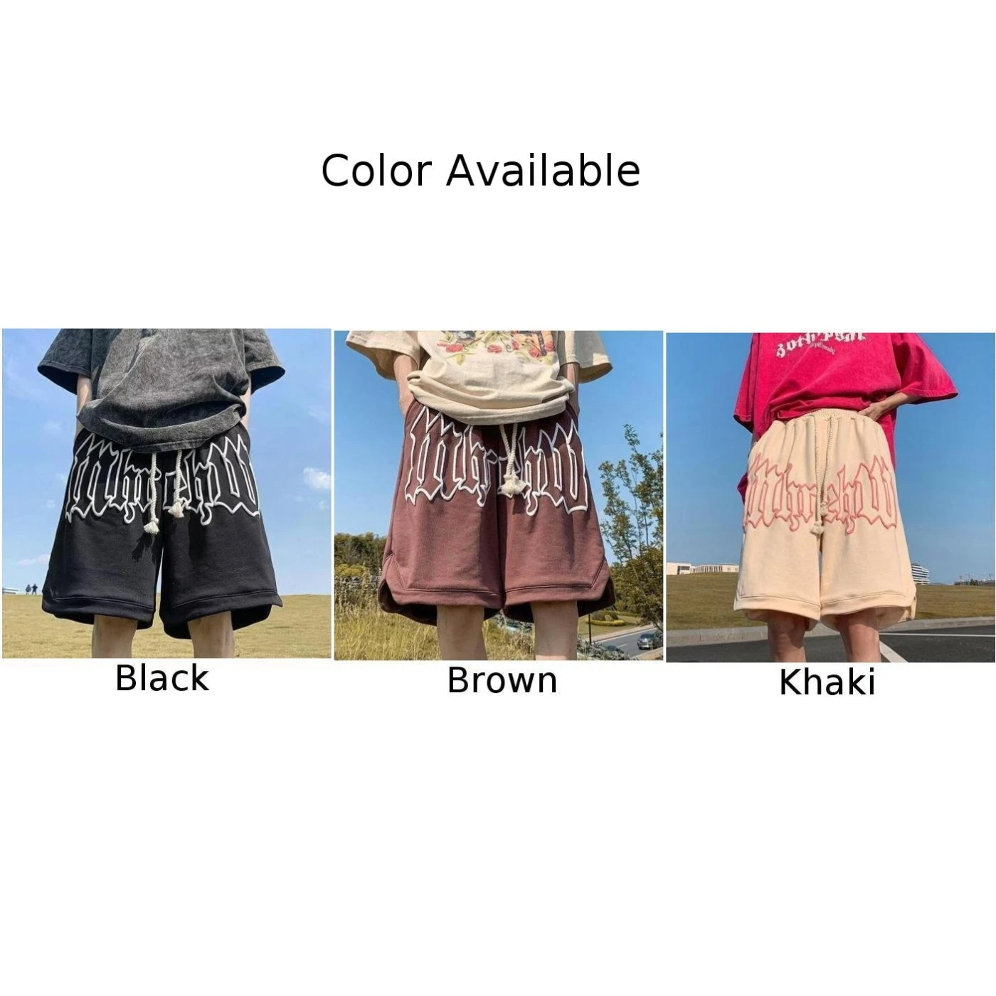 Bermuda Shorts Men's Shorts Fashion Casual Gym Basketball Short Pants Loose Sweatpants Non Stretch Summer Vacation 6