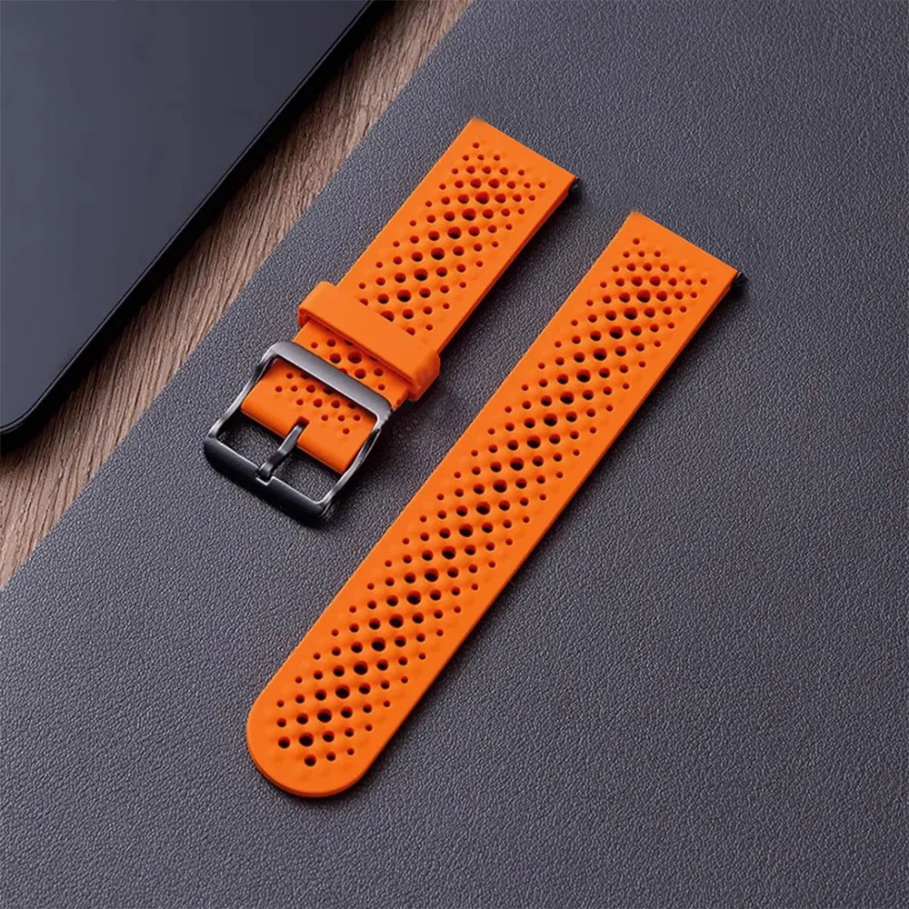 Premium Sport Silicone Strap - Universal 22mm Watch Band Replacement