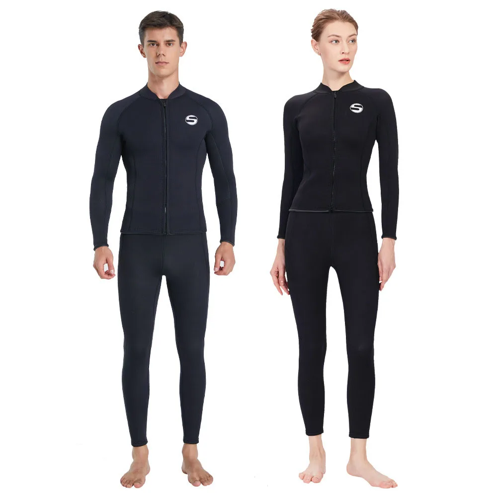 

Premium Neoprene Wetsuit 3mm Men Diving Suit Wetsuits Full Suit Swimming Surfing Kayaking Equipment Black 2023 New