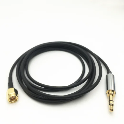 1pc SMA Male to 3.5mm Stereo Male RG174 Pigtail RF Coax Patch Cord 50 Ohm