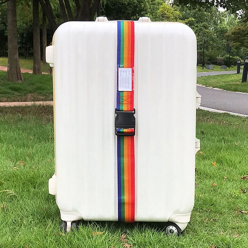 Polyester Adjustable Luggage Strap with Quick-Release Buckle