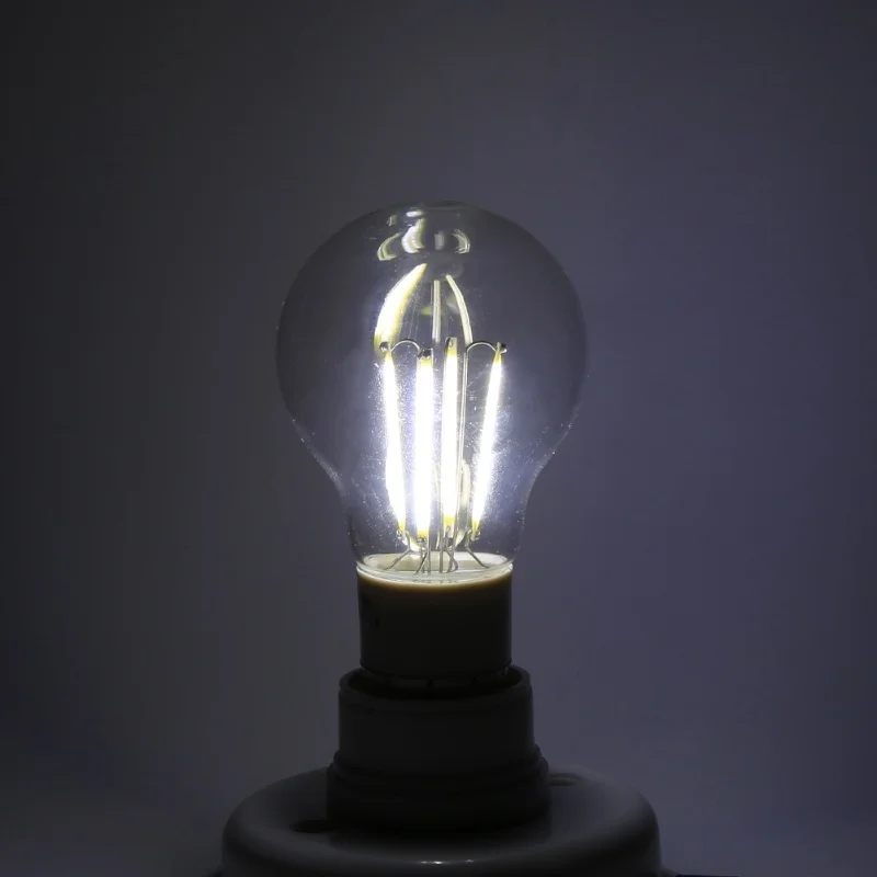 E27 12V COB LED 필라멘트 전구 360도 비조광 조명 새 제품(4W 따뜻한 흰색)