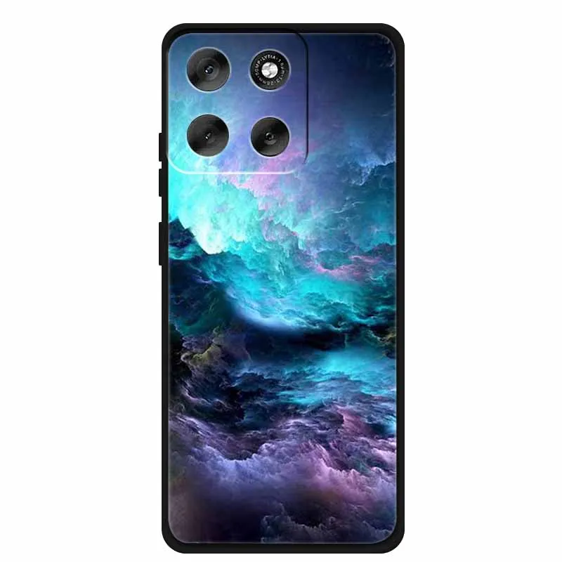 Luxury Silicone TPU Etui Cover - Soft Pink Anime Back Case