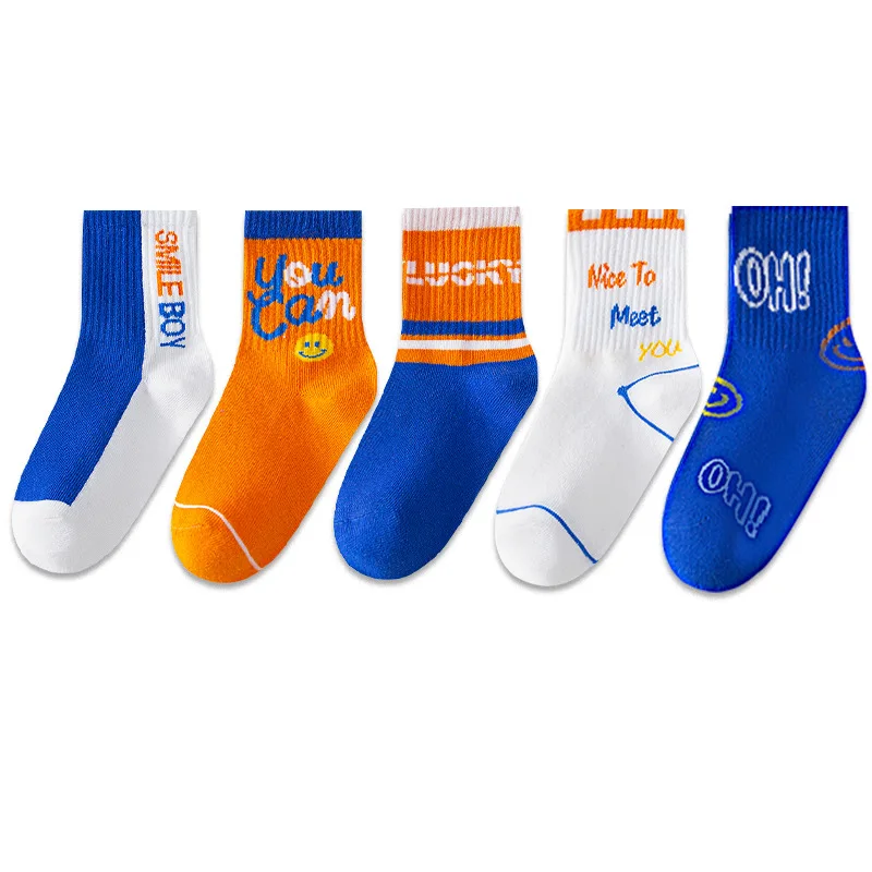 Рисунок 3 - 5 пар, Детские хлопковые носки