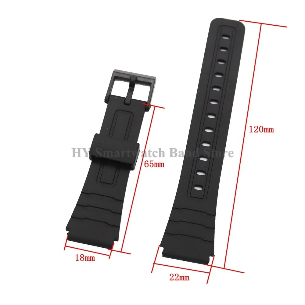 Versatile Rubber Watch Strap - Durable Silicone Bracelet