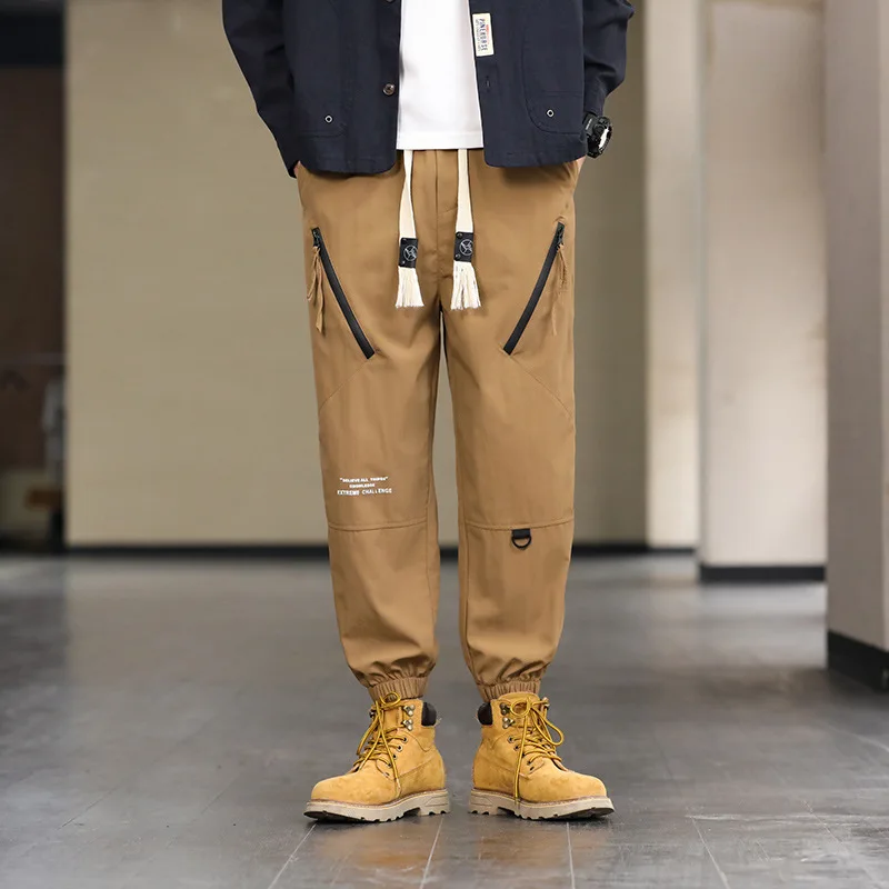 Workwear Pants Men'S Spring And Summer Loose Men'S Casual Pants Spring Trend Wide Leg Pants American Retro