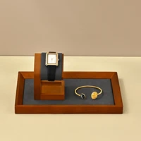 WoodTen – présentoirs de montres en bois massif, Base de montre, collier, Bracelet, organisateur, support de bracelet, chouchou, bandeau, vitrine 6