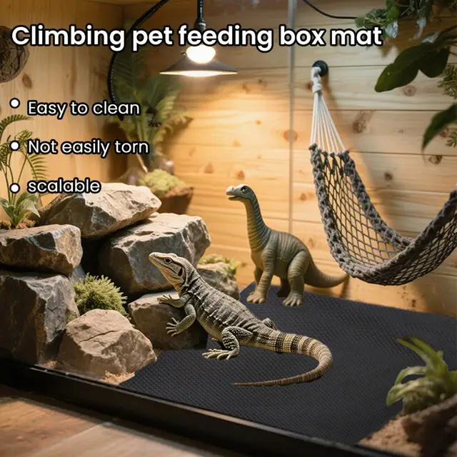 Reptile Carpet Terrarium Liner Bedding Reptile Substrate Mat Safe And Comfortable Reptile Cage Mat For Snake Lizard 1