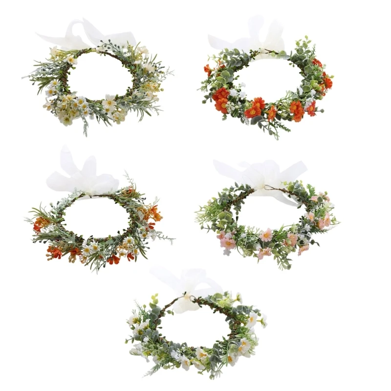

A2ES Leaves Crowns Wedding Green Headbands Leaves Crowns Hair Wreath