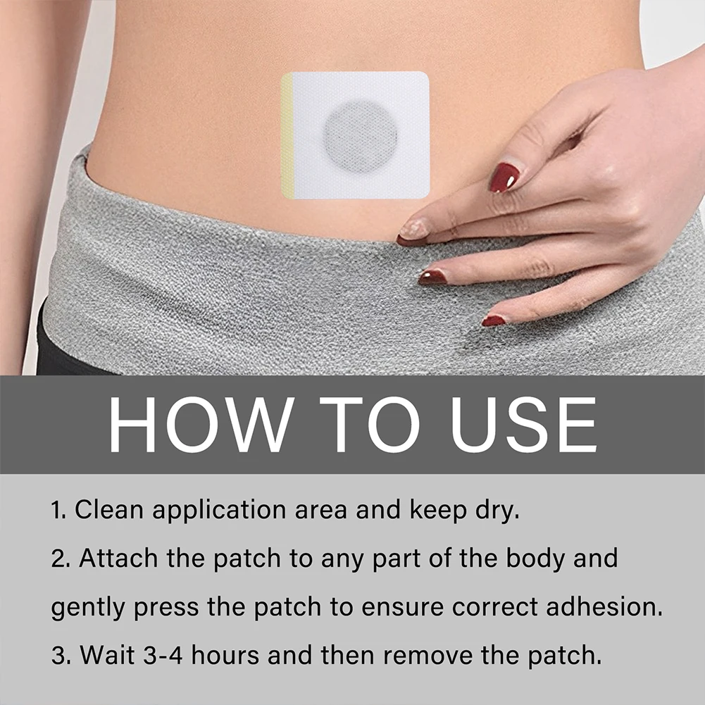 10Pcs/Bag Weight Loss Belly Slimming Patch Relieve Stress Lymphatic Drainage Detox Abdominal Navel Sticker For Women Men