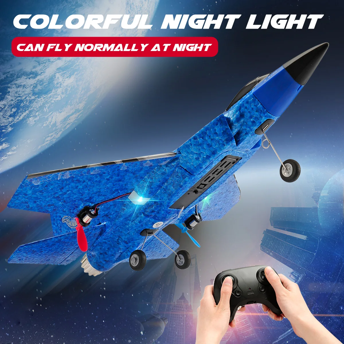 RC Plane F35 Fighter 2.4G Remote Control Aircraft EPP Foam Flying Model Glider Airplane Model Toys For Children Boys Gift 2