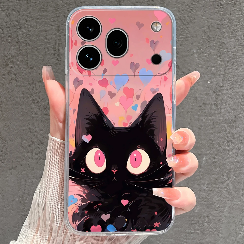 Cute Little Prince Anti-Slip Durable Transparent Phone Case - Silicone TPU Protective Shell