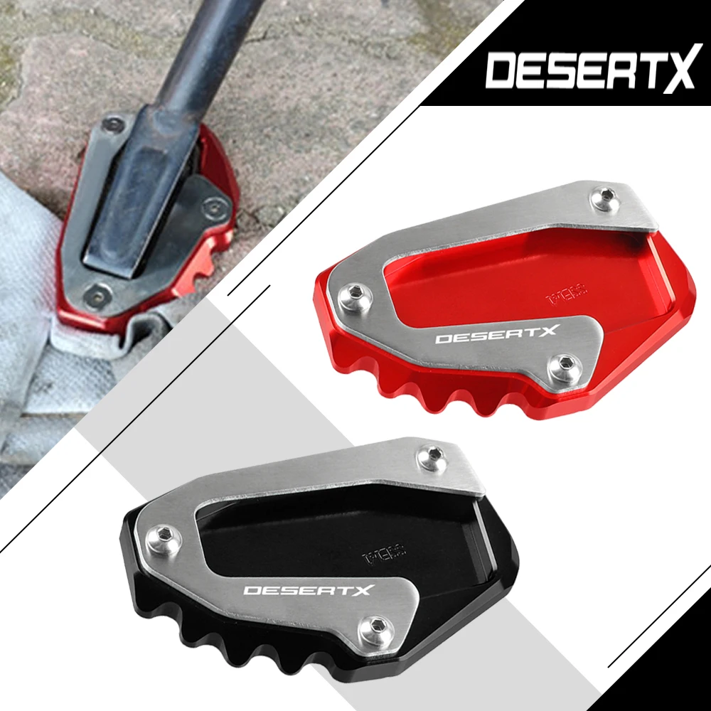 

Motorcycle DESERT X Side Stand Enlarger Sled Sidestand Kickstand Foot Pads Support For Ducati Desert X 2022-2023 Accessories