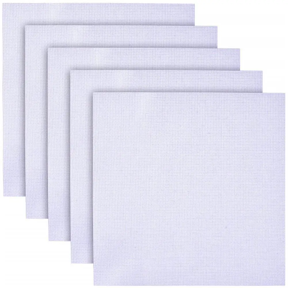 Cross Stitch Embroidery Cloth Diy Printing 11ct / 14ct White 1pcs
