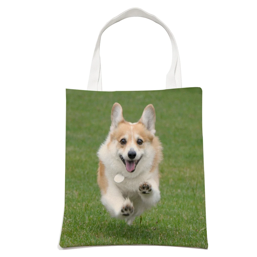 Customized Women Tote Bag with Print Logo Custom Your Pictures Fashion Canvas Shopping Shoulder Bags Drop Shipping 3