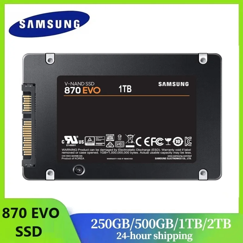 SAMSUNG - 【新品】納品書付　SSD 1TB Samsung 870 QVO SATA3 SamSung SSD 870 QVO 1TB 2TB 4TB 8TB Solid State Drive