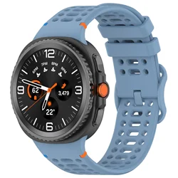 Breathable Silicone Adjustable Sport Wristband Strap for galaxy 8 classic (Blue)