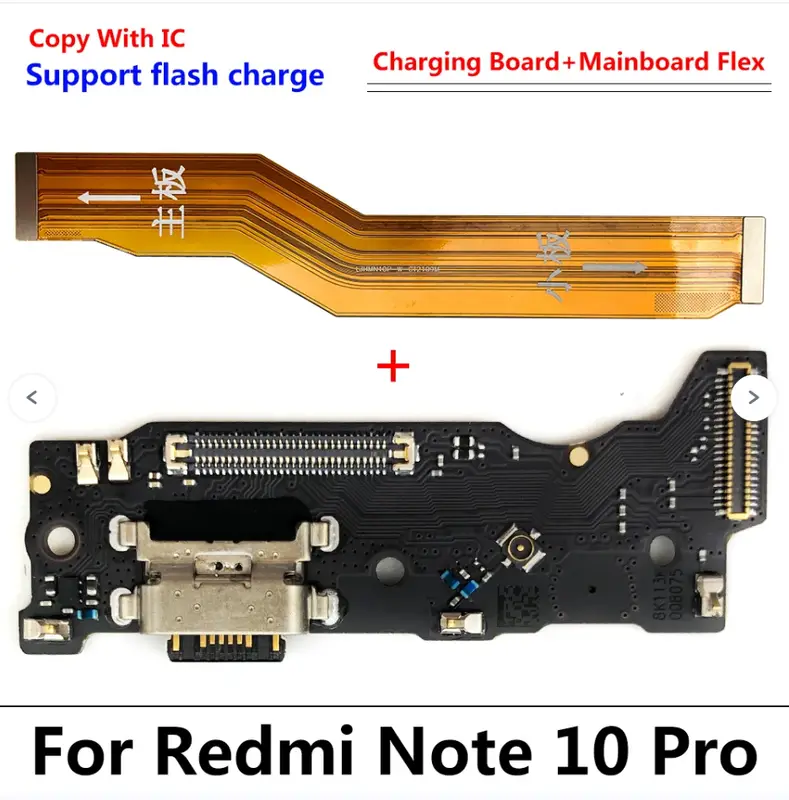 For Xiaomi Redmi Note 7 8 8T 9 9S 10 10S 12 Pro 4G 5G Dock Connector Micro USB Charger Charging Port Mainboard Main Flex Cable - Image 9