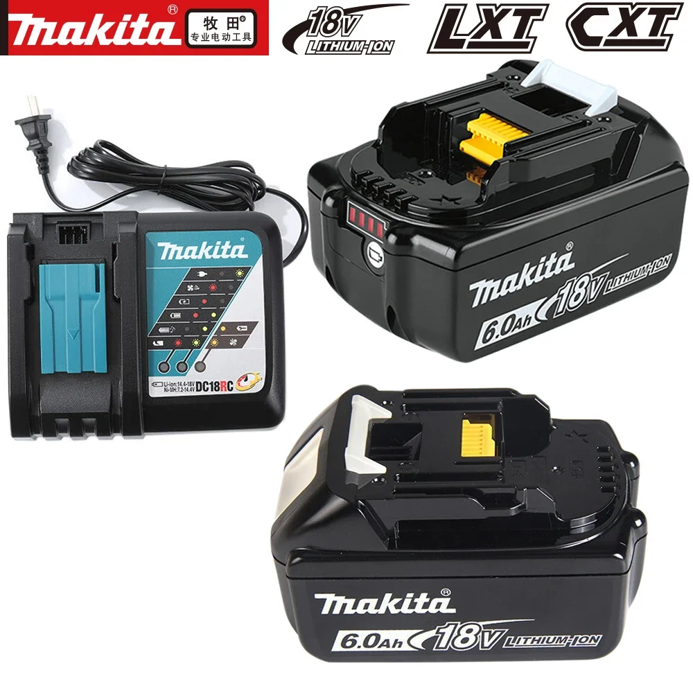 Genuine Bl1860 6Ah Makita 18 V Batteria Utensili Elettrici Li-Ion Sostituzione Lxt Bl1850 Bl1840 Per Cacciavite 18 V Con Bms Tpcell 18 V