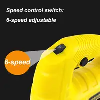 Electric Jig Saw Blade 6 Speed Adjustable Scroll Saw Woodworking Laser Power Tool Household Reciprocating Saw Woodworking Tools 2