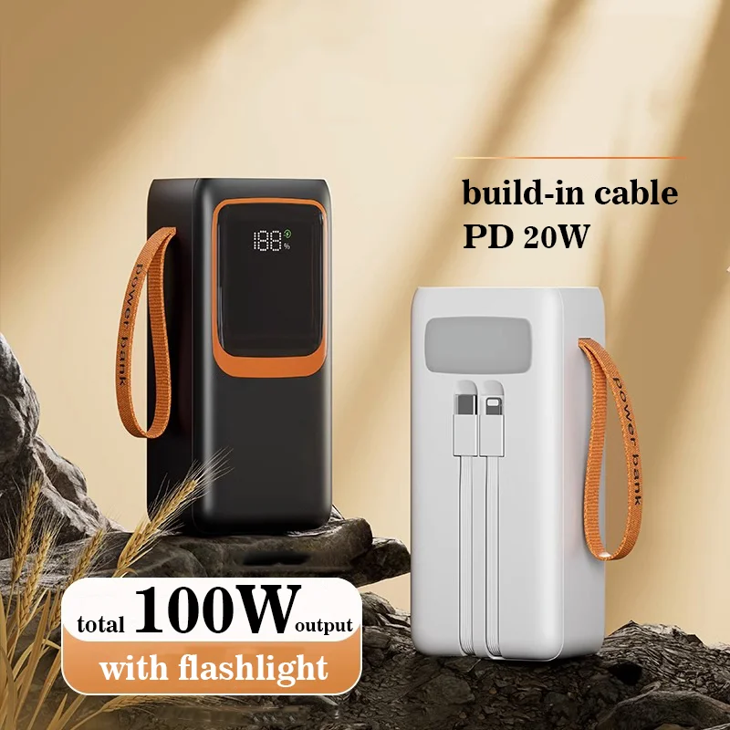 30000mAh Power Bank Station Portable 22.5W Fast Charger Large Capacity 20000mAh Powerbank External Battery for iPhone Xiaomi