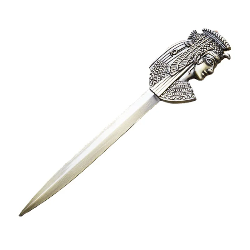 Metal Retro Utility Knife Stainless Steel Portable Paper Cutter Letter Envelope Opener Office School Cutting Supplies utility knife paper cutter mail opener unboxing knife pocket folding knife craft cutting knife